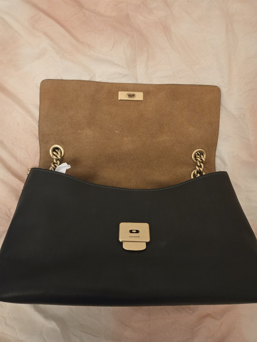 COACH Black Chain Chelsea 30 Shoulder Bag - Picture 5 of 12
